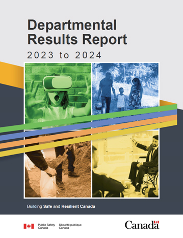 Public Safety Canada's 2023 to 2024 Departmental Results Report